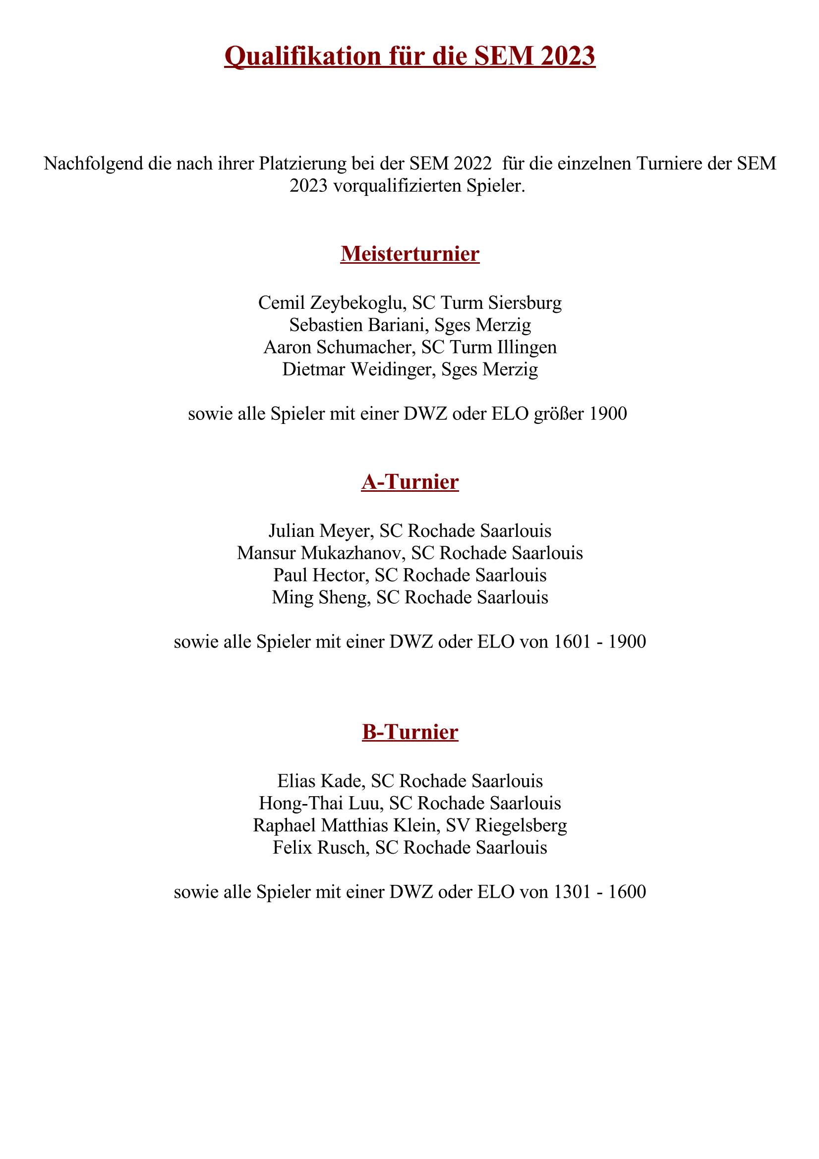 Qualifikation für SEM 2023 Page 1